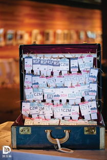 创意无限 20种时尚婚礼座位图与席位卡设计灵感